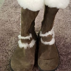 Girl's Suede Boots